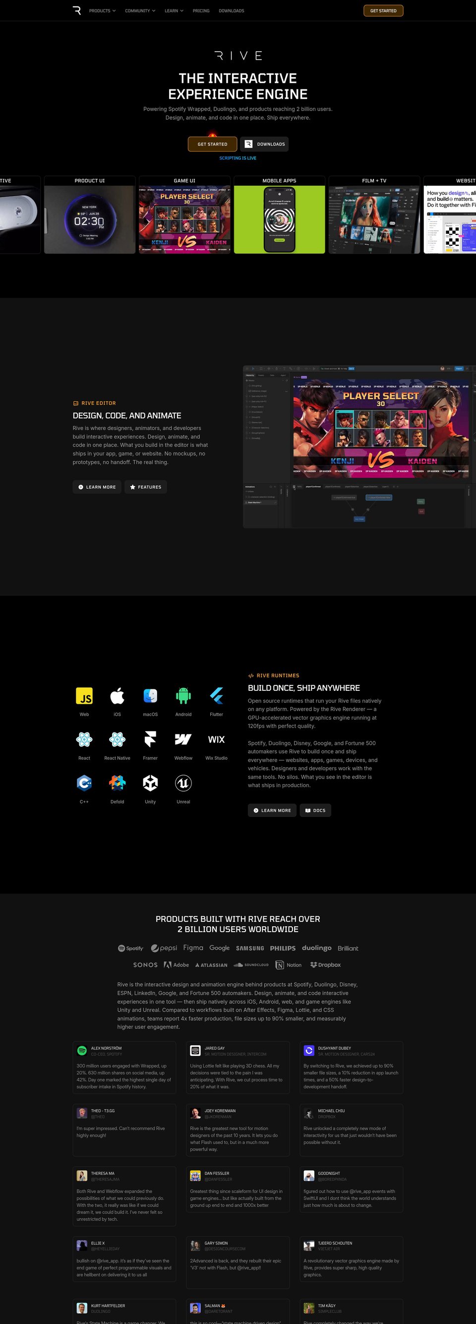 Rive desktop